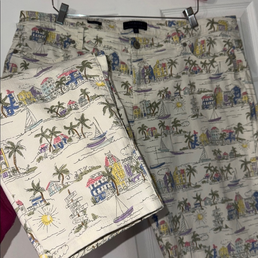 Talbots Paradise Summer Cropped Jegging Pants